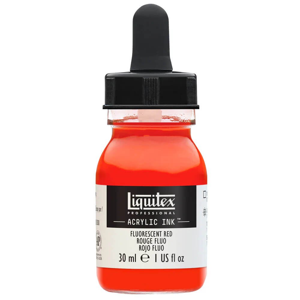 Liquitex Professional Akrilik Mürekkep 30 ml Fluorescent Red 983
