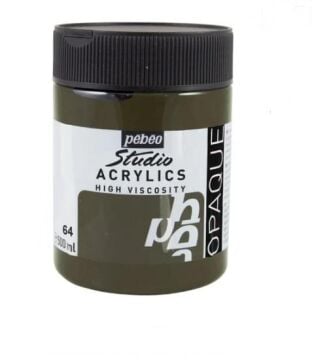 Pebeo Studio Yüksek Viskoziteli Akrilik Boya 500 ml Raw Umber 64