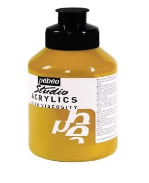 Pebeo Studio Yüksek Viskoziteli Akrilik Boya 500 ml Yellow Earth 62