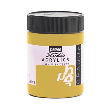 Pebeo Studio Yüksek Viskoziteli Akrilik Boya 500 ml Yellow Earth 62