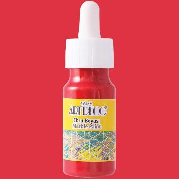 Artdeco Ebru Boyası 30 ml 05 Kırmızı
