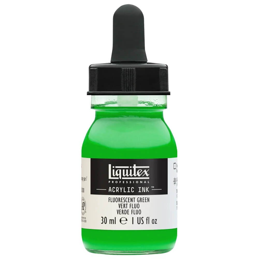 Liquitex Professional Akrilik Mürekkep 30 ml Fluorescent Green 985