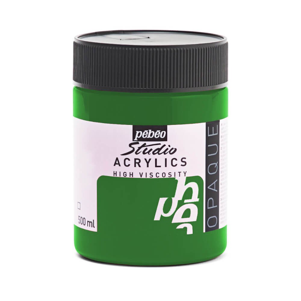 Pebeo Studio Yüksek Viskoziteli Akrilik Boya 500 ml Green Earth 61
