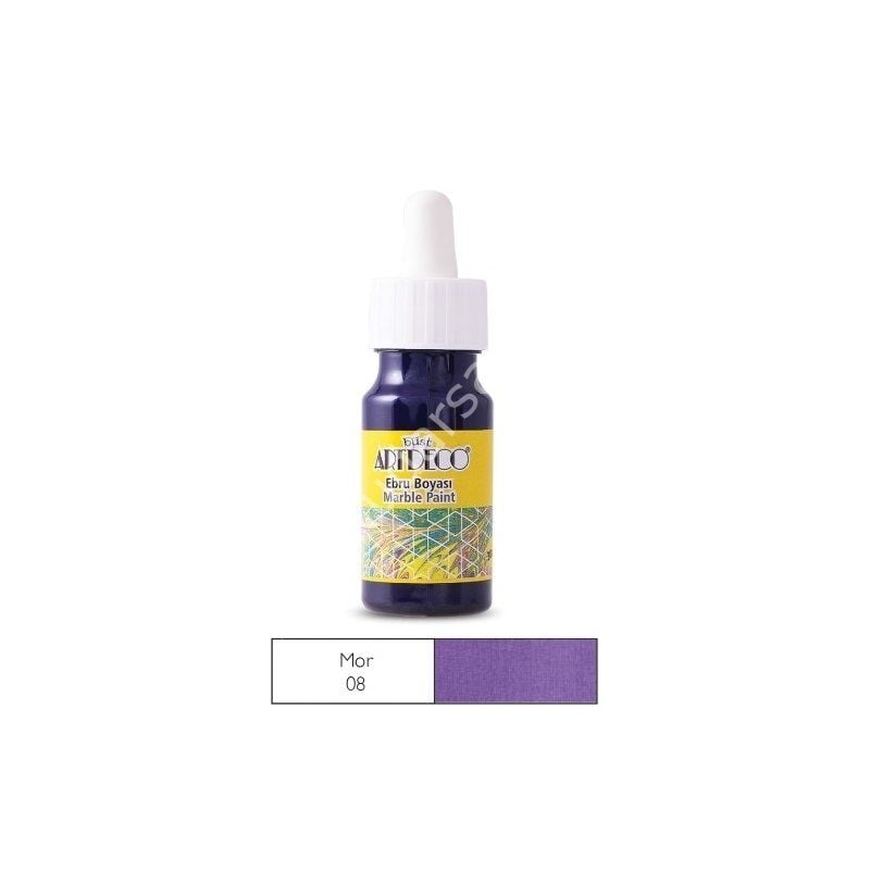Artdeco Ebru Boyası 08 Mor 30ml