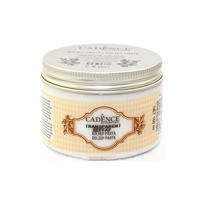 Cadence Şeffaf Rölyef Pasta 150ml