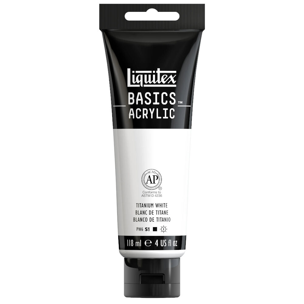 Liquitex Basics Akrilik Boya 118 ml Titanium White 432