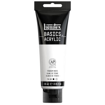 Liquitex Basics Akrilik Boya 118 ml Titanium White 432