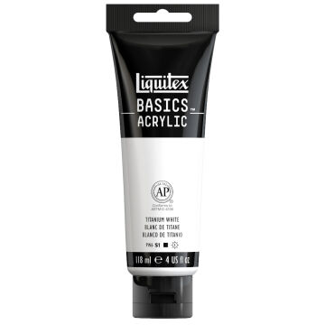 Liquitex Basics Akrilik Boya 118 ml Titanium White 432