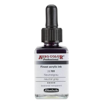 Schmincke Aero Color Profesyonel Akrilik Mürekkep 28 ml Neutral Grey 701