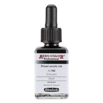 Schmincke Aero Color Profesyonel Akrilik Mürekkep 28 ml Black 702