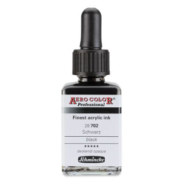Schmincke Aero Color Profesyonel Akrilik Mürekkep 28 ml Black 702