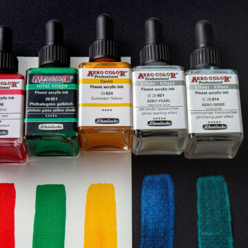 Schmincke Aero Color Profesyonel Akrilik Mürekkep 28 ml Black 702