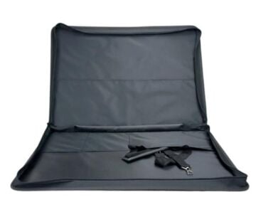 BBACK Proje Çantası 40x56cm / 5cm Genişleyebilir / Askılı / T Cetveli Takılabilir/mukavvalı Kumaş Siyah