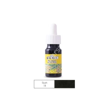 Artdeco Ebru Boyası 18 Siyah 30ml
