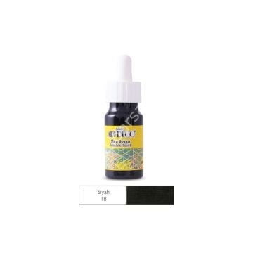Artdeco Ebru Boyası 18 Siyah 30ml