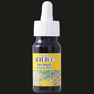 Artdeco Ebru Boyası 30 ml 18 Siyah