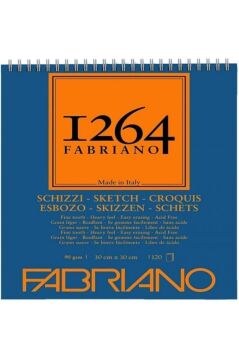 Fabriano 1264 Sketch Paper Eskiz Defteri 90gr 30x30-120yaprak