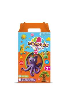 Smarta Momclay Doğal Oyun Hamuru 6 Renk 600 gr