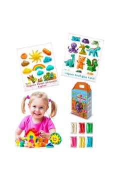 Smarta Momclay Doğal Oyun Hamuru 6 Renk 600 gr