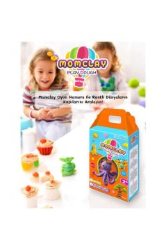 Smarta Momclay Doğal Oyun Hamuru 6 Renk 600 gr