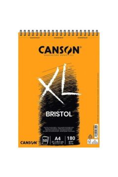 Canson Xl Bristol Spiralli Çizim Defteri 180g 50 Yaprak A4