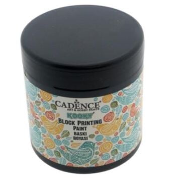 Cadence Kooky Linol Baskı Boyası 250ml 5002 Siyah