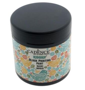 Cadence Kooky Linol Baskı Boyası 250ml 5002 Siyah
