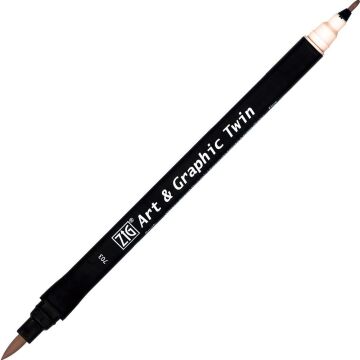Zig Art & Graphic Twin Marker Çizim Kalemi 703 Rose Wood