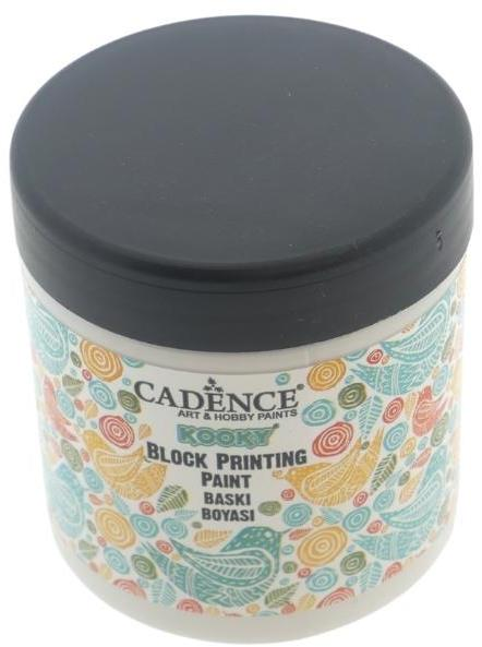 Cadence Kooky Linol Baskı Boyası 250ml 5001 Beyaz