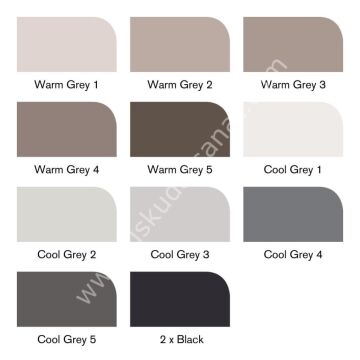 Winsor Newton Brushmarker Neutral - Gri Tonlar Set  12+1 Renk