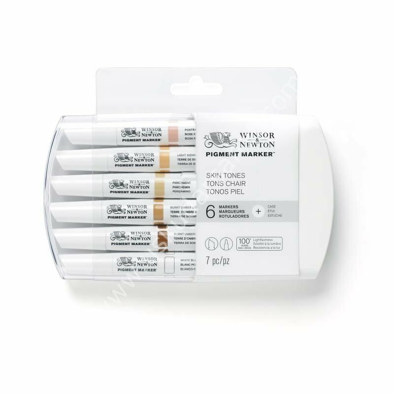 Winsor Newton Pigment Marker Ten Renkleri 6 lı Set