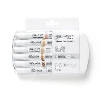 Winsor Newton Pigment Marker Ten Renkleri 6 lı Set