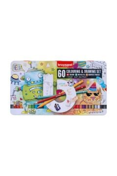 Bruynzeel Artists Drawing and Colouring Kuru Boya Seti 60 Parça