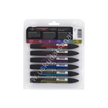 Winsor Newton Promarker Canlı Yoğun Renkler 6 lı Set