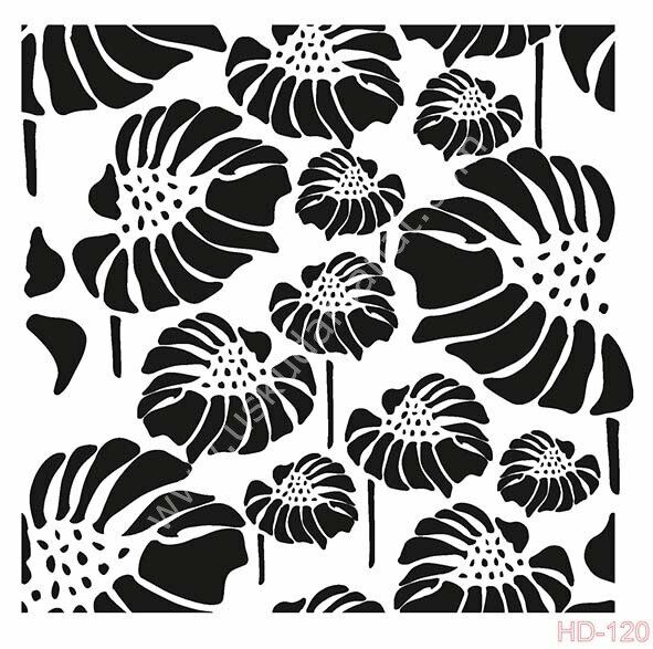 Cadence Home Decor Mobilya - Duvar Stencil 45x45cm HD-120