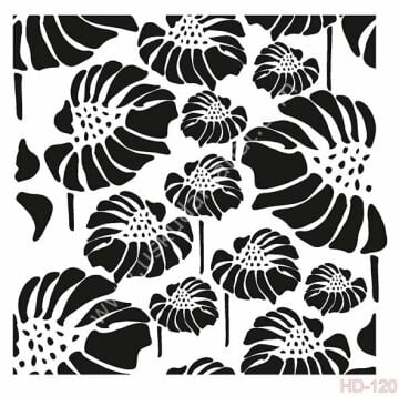 Cadence Home Decor Mobilya - Duvar Stencil 45x45cm HD-120