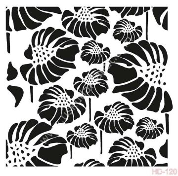 Cadence Home Decor Mobilya - Duvar Stencil 45x45cm HD-120
