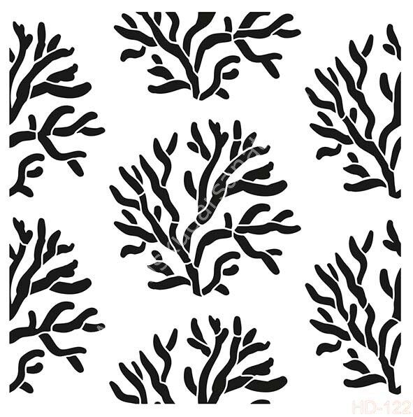 Cadence Home Decor Mobilya - Duvar Stencil 45x45cm HD-122