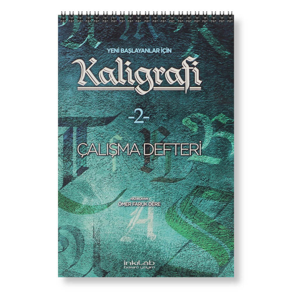 Yeni Başlayanlar İçin Kaligrafi Çalışma Defteri 2 Kuşe Kağıt 19x27 cm 112 Yaprak