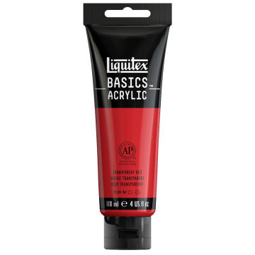 Liquitex Basics Akrilik Boya 118 ml Transparent Red 047
