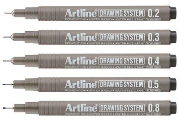 Artline Teknik Çizim Kalemi  5 li Set