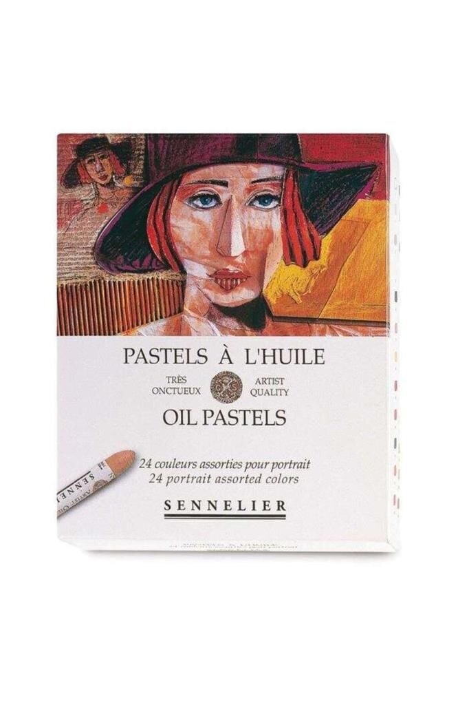 Sennelier Yağlı Pastel Portrait Boya Seti Tam Boy 24lü N132520.243
