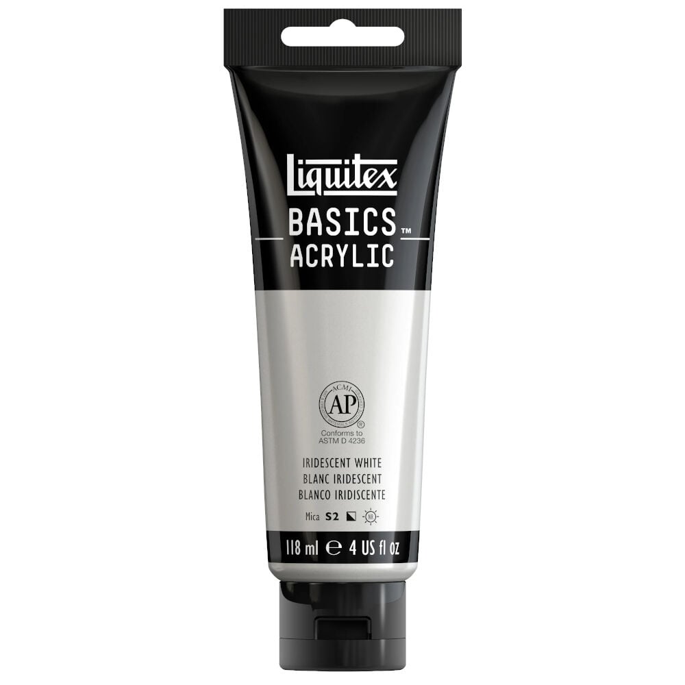 Liquitex Basics Akrilik Boya 118 ml Iridescent White 238