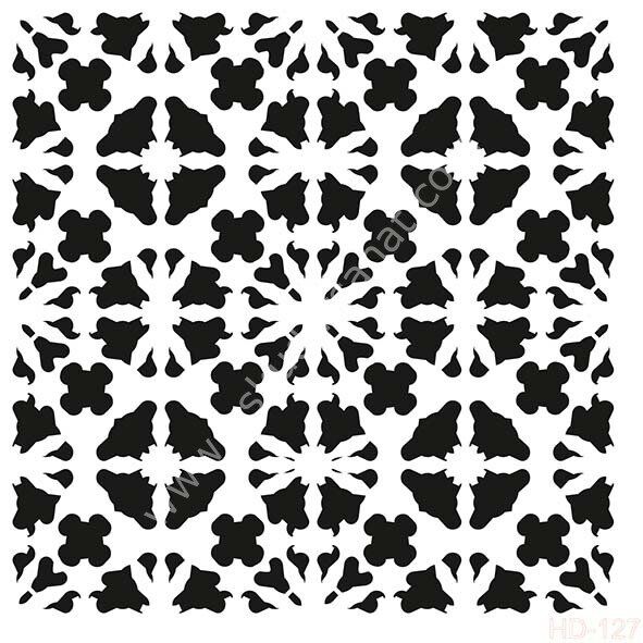 Cadence Home Decor Mobilya - Duvar Stencil 45x45cm HD-127