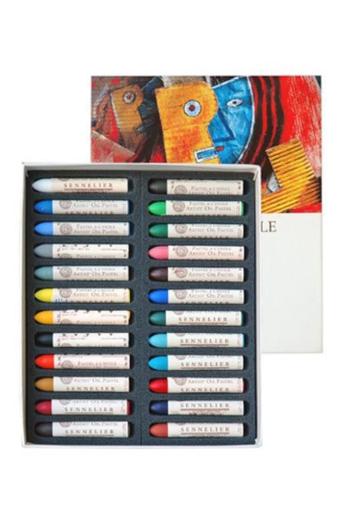 Sennelier Yağlı Pastel Seti - 24 Renk - Assorted 41261
