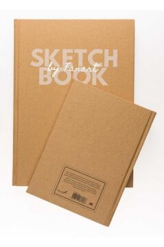 Fanart Sketch Book Academy Kraft Sert Kapak A4 96 Yp