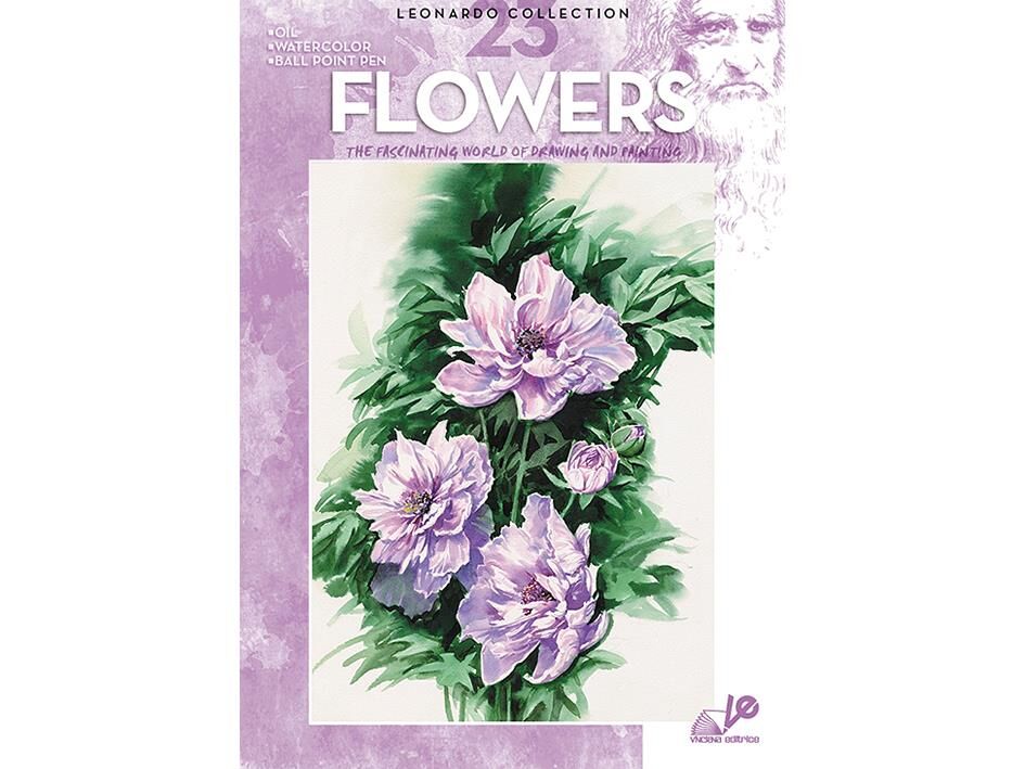 Desen Kitabı Flowers N: 23 Çiçekler N: 23