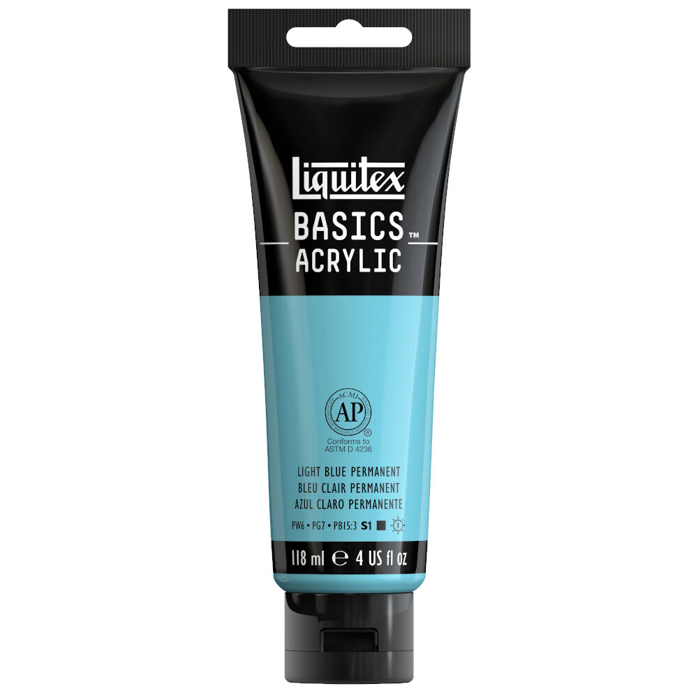 Liquitex Basics Akrilik Boya 118 ml Light Blue Permanent 770