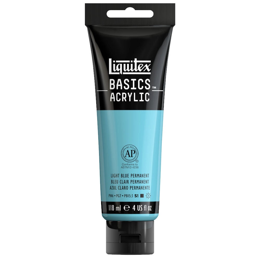 Liquitex Basics Akrilik Boya 118 ml Light Blue Permanent 770