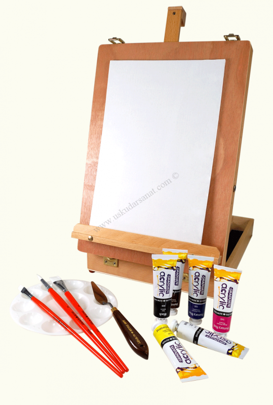 Daler Rowney Graduate Akrilik Box Easel Set (Şovaleli Çanta Set)